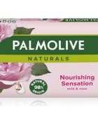 Palmolive Naturals Milk & Rose твърд сапун с аромат на рози 90 гр.