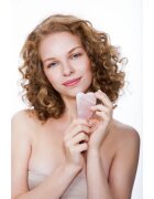 PALSAR7 Guasha Rose Quartz уред за масаж Гуа ша от розов кварц 1 бр.