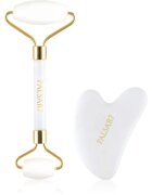 PALSAR7 Massage Roller and Guasha White Jade масажно валяче за лице и масажно приспособление