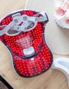 PALSAR7 Professional LED Mask White Gold светодиодна разкрасяваща маска на лицето и шията подаръчна кутийка 1 бр.