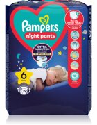 Pampers Night Pants Size 6 еднократни пелени гащички за нощ 13+ kg 19 бр.