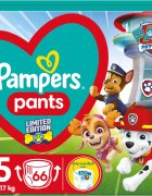 Pampers Pants Paw Patrol Size 5 еднократни пелени гащички 11-17 kg 66 бр.