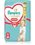 Pampers Premium Care Pants Size 6 еднократни пелени гащички 13-19 kg 46 бр.
