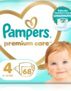 Pampers Premium Care Size 4 еднократни пелени 9-14 kg 68 кг