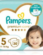 Pampers Premium Care Size 5 еднократни пелени 11-16 kg 30 бр.