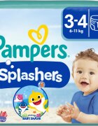 Pampers Splashers 3-4 еднократни пелени за плуване 6-11 kg 12 бр.