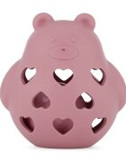 Petite&Mars Bear Basil 0m+ дрънкалка Dusty Rose 1 бр.
