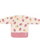 Petite&Mars Ben лигавник с дълги ръкави 2 y+ Beige Strawberries 1 бр.