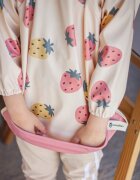Petite&Mars Ben лигавник с дълги ръкави 2 y+ Beige Strawberries 1 бр.