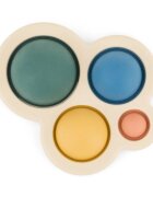 Petite&Mars Chill out играчка за подреждане 6 m+ Misty Green 1 бр.