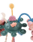 Petite&Mars Crazy planet играчка за подреждане 6 m+ Misty Green 1 бр.