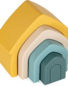 Petite&Mars House 12m+ играчка за подреждане Intense Ochre 1 бр.