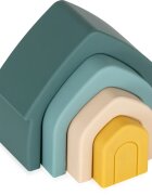 Petite&Mars House 12m+ играчка за подреждане Misty Green 1 бр.