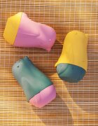 Petite&Mars Love Birds играчка за вода 6 m+ Ochre Green 2 бр.