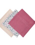 Petite&Mars Moussy пелени от плат Pink Meadow 68 x 68 cm 3 бр.