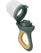 Petite&Mars Silicone Food Feeder 6m+ гризалка за хранене Green&Ochre 1 бр.