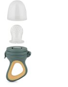 Petite&Mars Silicone Food Feeder 6m+ гризалка за хранене Green&Ochre 1 бр.