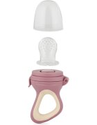 Petite&Mars Silicone Food Feeder 6m+ гризалка за хранене Rose&Sand 1 бр.