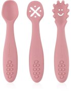 Petite&Mars Take&Match 6m+ лъжичка за деца Dusty Rose 3 бр.