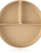 Petite&Mars Take&Match 6m+ разделена чиния кръгъл Desert Sand 1 бр.