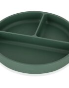 Petite&Mars Take&Match 6m+ разделена чиния кръгъл Misty Green 1 бр.