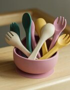 Petite&Mars Take&Match Silicone Cutlery прибор Desert Sand 6 m+ 2 бр.