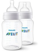 Philips Avent Anti-colic SCY103/02 бебешко шише против колики 1 m+ 2x260 мл.