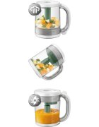 Philips Avent Baby Food Maker 4in1 SCF885/01 тенджера и чопър за готвене на пара 4 в 1 1 бр.