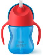 Philips Avent Bendy Straw SCF796/01 9m+ чаша с огъваща се сламка Blue 200 мл.