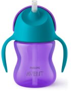 Philips Avent Bendy Straw SCF796/02 9m+ чаша с огъваща се сламка Purple 1 бр.