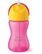 Philips Avent Bendy Straw SCF798/02 12m+ чаша с огъваща се сламка Pink 1 бр.