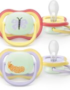 Philips Avent Ultra Air Day&Night SCF376/25 0-6m биберон Girl 2 бр.