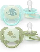 Philips Avent Ultrasoft Night SCF094/01 0-6m биберон Neutral 2 бр.