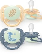 Philips Avent Ultrasoft Night SCF094/03 6-18m биберон Neutral 2 бр.