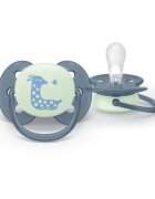 Philips Avent Ultrasoft Night SCF094/03 6-18m биберон Neutral 2 бр.