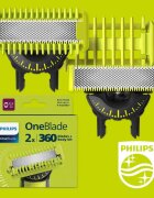 Philips OneBlade 360 QP624/50 Резервни остриета for OneBlade 360 2 бр.