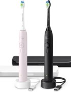 Philips Sonicare 3100 HX4072/42 звукова електрическа четка за зъби ДУО ОПАКОВКА Pink & Black 1 бр.