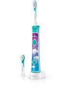 Philips Sonicare For Kids HX6322/04 звукова електрическа четка за зъби за деца с Bluetooth връзка Aqua 1 бр.