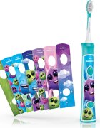 Philips Sonicare For Kids HX6322/04 звукова електрическа четка за зъби за деца с Bluetooth връзка Aqua 1 бр.