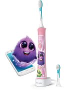 Philips Sonicare For Kids HX6352/42 звукова електрическа четка за зъби за деца с Bluetooth връзка Pink 1 бр.