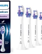 Philips Sonicare Sensitive HX6054/87 резервни глави за четка за зъби 4 бр.