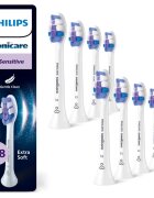 Philips Sonicare Sensitive HX6058/87 резервни глави за четка за зъби 8 бр.