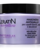 Phytorelax Laboratories Keratin No-Yellow маска против жълти оттенъци за руса и сива коса 250 мл.