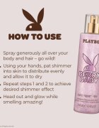 Playboy Berry Baby спрей за тяло с блясък за жени 250 мл.
