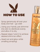 Playboy Sweet Kiss спрей за тяло с блясък за жени 250 мл.