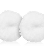 PMD Beauty Silverscrub Loofah Replacements резервни глави за почистваща четка Teal 2 бр.