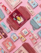 puroBIO Cosmetics Dear Santa SECRET гъба за фон дьо тен 2 бр. в подаръчна опаковка 2 бр.