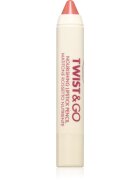 puroBIO Cosmetics Twist&Go подхранващо червило с молив цвят Peach Nude 2.9 гр.