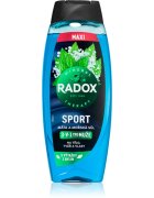 Radox Mineral Therapy душ-гел за мъже макси Mint & Sea Salt 450 мл.