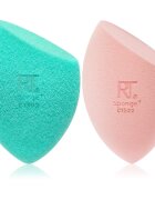 Real Techniques Miracle Mattifying Sponge Duo апликатор с пяна за фон дьо тен 2 бр.